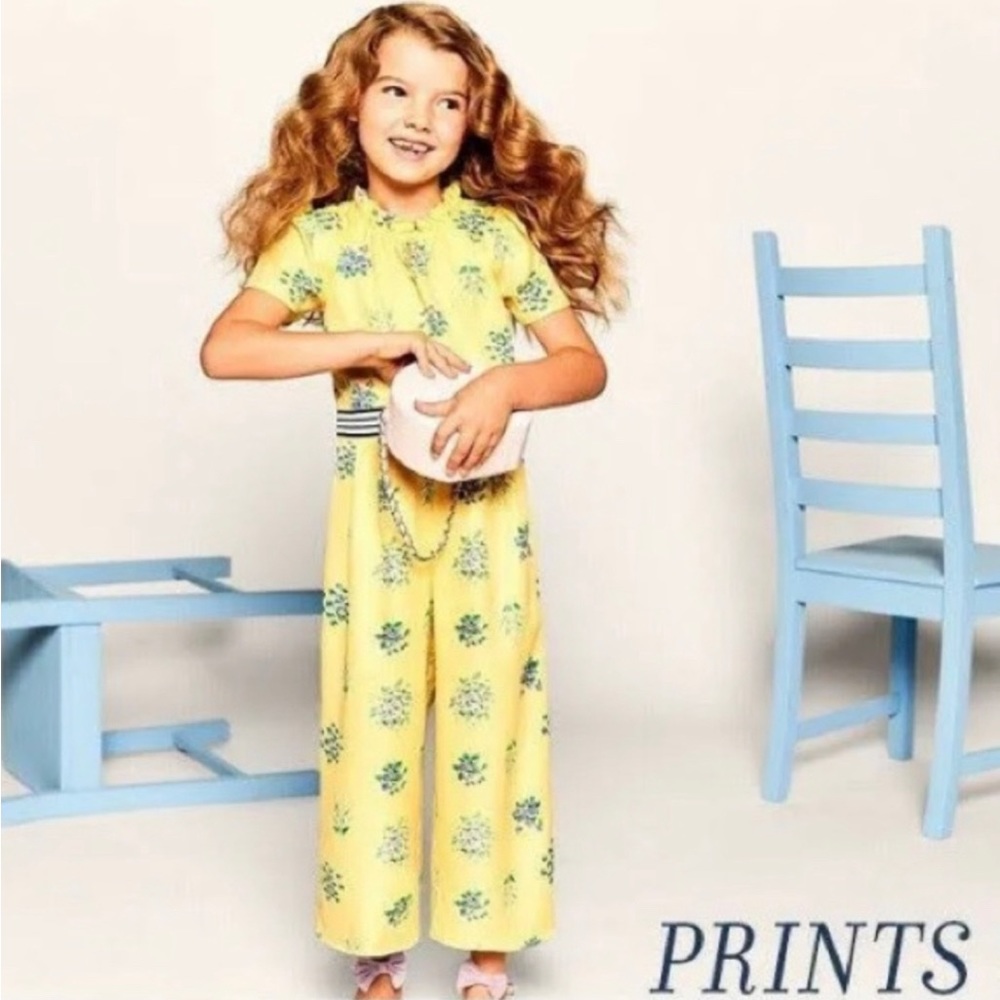 Cheerful Yellow Floral Jumpsuit